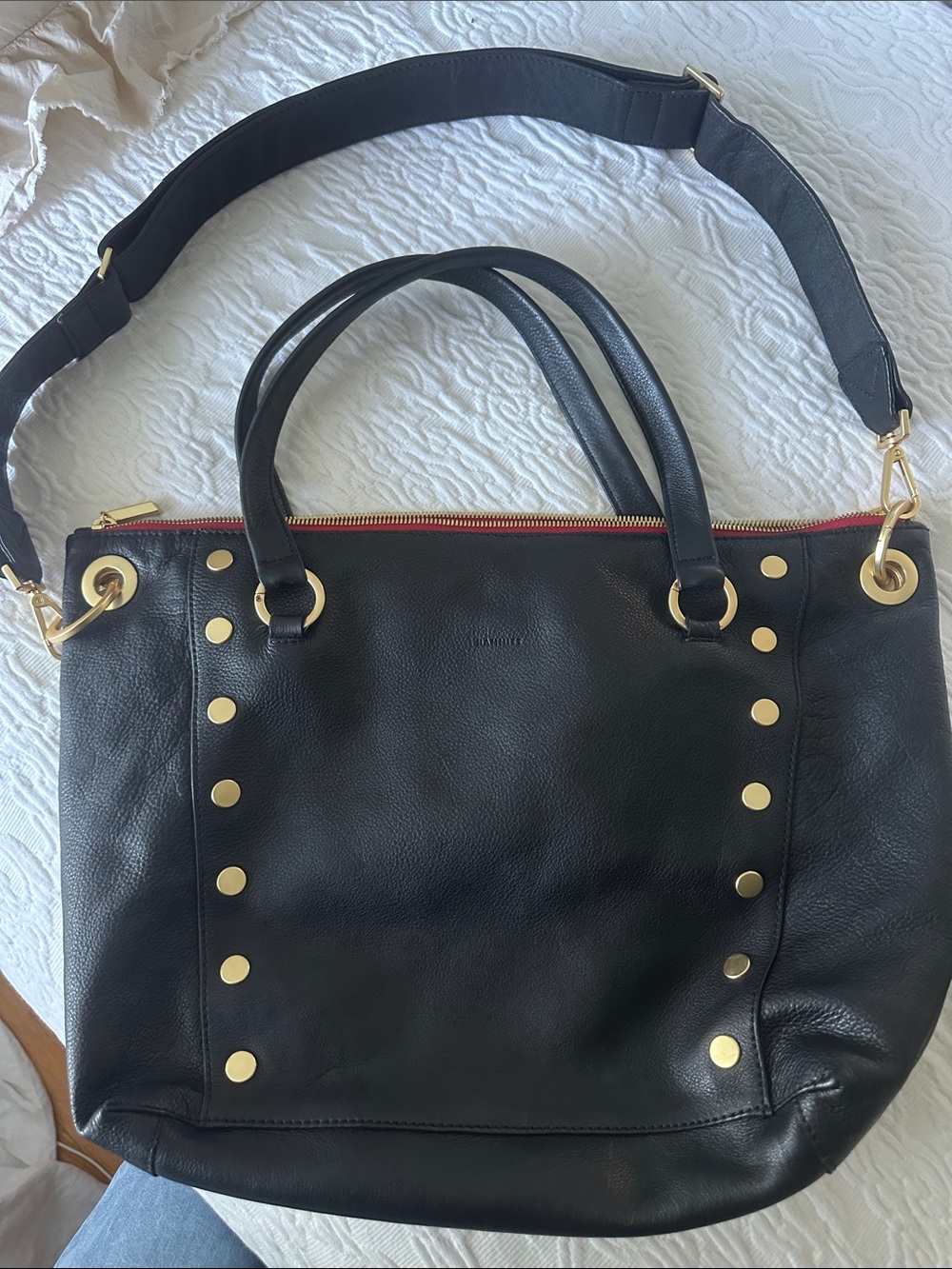 HAMMITT Black Leather handbag/purse